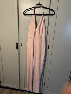 Charlotte Russe Strappy V-neck Sleeveless Jumpsuit